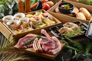 “Premium BBQ” featuring Koshu beef and Fujizakura pork at KANOA THE VILLAS – Mt. Fuji Lake Yamanaka